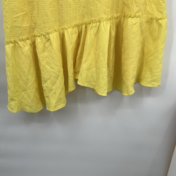 NWT Vince Camuto‎ Orange Ruffle Flutter Sleeve Dress Size 10 Women - Picture 4 of 9